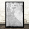 Bob Seger Chances Are Man Lady Dancing Grey Song Lyric Quote Print