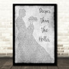 Randy Travis Deeper Than The Holler Grey Song Lyric Man Lady Dancing Quote Print