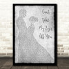 Frankie Valli Can't Take My Eyes Off You Grey Man Lady Dancing Song Lyric Print
