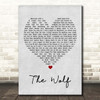 Mumford & Sons The Wolf Grey Heart Song Lyric Print