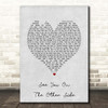 Ozzy Osbourne See You On The Other Side Grey Heart Song Lyric Print