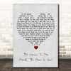 Shania Twain The Woman In Me (Needs The Man In You) Grey Heart Song Lyric Print