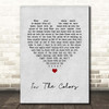 Ben Harper & The Innocent Criminals In The Colors Grey Heart Song Lyric Print