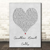 The All-American Rejects Another Heart Calls Grey Heart Song Lyric Print