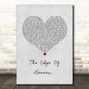 Wham! The Edge Of Heaven Grey Heart Song Lyric Print
