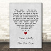Helen Forrest Time Waits For No One Grey Heart Song Lyric Print