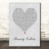Hudson Taylor Chasing Rubies Grey Heart Song Lyric Print