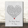 Jimmy Cliff Too Many Rivers To Cross Grey Heart Song Lyric Print