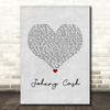 Kid Rock Johnny Cash Grey Heart Song Lyric Print