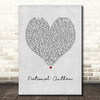 Lana Del Rey National Anthem Grey Heart Song Lyric Print