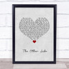 David Gray The Other Side Grey Heart Song Lyric Quote Music Print