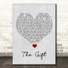 Jim Brickman The Gift Grey Heart Song Lyric Quote Music Print