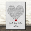 John Legend Each Day Gets Better Grey Heart Song Lyric Quote Music Print
