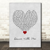 Johnny Reid Dance With Me Grey Heart Song Lyric Quote Music Print