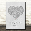 Ron Pope A Drop In The Ocean Grey Heart Song Lyric Quote Music Print
