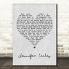 The Hollies Jennifer Eccles Grey Heart Song Lyric Quote Music Print