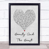Stevie Nicks Beauty And The Beast Grey Heart Song Lyric Quote Print