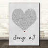 Stone Sour Song 3 Grey Heart Song Lyric Quote Print