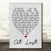 Etta James At Last Grey Heart Song Lyric Quote Print