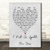 I Put A Spell On You Nina Simone Grey Heart Song Lyric Quote Print