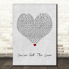 Candi Staton You've Got The Love Grey Heart Song Lyric Quote Print