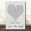 Eric Church Love Your Love The Most Grey Heart Song Lyric Quote Print