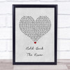 James Bay Hold Back The River Grey Heart Song Lyric Quote Print