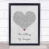 Rod Stewart The Killing Of Georgie Grey Heart Song Lyric Quote Print