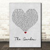 Take That The Garden Grey Heart Song Lyric Quote Print