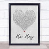 The Lumineers Ho Hey Grey Heart Quote Song Lyric Print