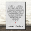 Seven Wonders Fleetwood Mac Grey Heart Song Lyric Quote Print