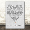 Watching The Wheels John Lennon Grey Heart Song Lyric Quote Print
