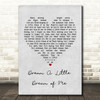 Doris Day Dream A Little Dream of Me Grey Heart Song Lyric Print