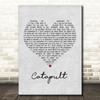 Jack Savoretti Catapult Grey Heart Song Lyric Print