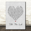 Jessie Ware Till The End Grey Heart Song Lyric Print