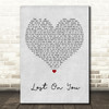 Laura Pergolizzi Lost On You Grey Heart Song Lyric Print