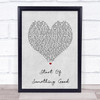 Daughtry Start Of Something Good Grey Heart Song Lyric Quote Print