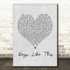 Van Morrison Days Like This Grey Heart Song Lyric Quote Print