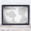 George Harrison Got My Mind Set On You Man Lady Couple Grey Song Lyric Quote Music Print