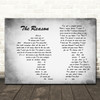 Hoobastank The Reason Man Lady Couple Grey Song Lyric Quote Print