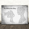 The Stone Roses Ten Storey Love Grey Song Man Lady Couple Grey Song Lyric Print
