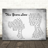 David Gray This Years Love Man Lady Couple Grey Song Lyric Print