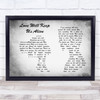 Eagles Love Will Keep Us Alive Man Lady Couple Grey Song Lyric Print