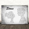 Alessia Cara Stone Man Lady Couple Grey Song Lyric Print