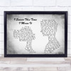Mayday Parade I Swear This Time I Mean It Man Lady Couple Grey Song Lyric Print