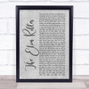 The Jam The Eton Rifles Grey Rustic Script Song Lyric Print