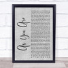 Daughtry As You Are Grey Rustic Script Song Lyric Quote Music Print
