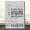 The Carpenters (They Long To Be) Close To You Grey Rustic Script Song Lyric Quote Music Print