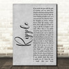 The Grateful Dead Ripple Grey Rustic Script Song Lyric Quote Music Print