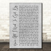 Marvin Gaye You're All I Need To Get By Rustic Script Grey Song Lyric Print